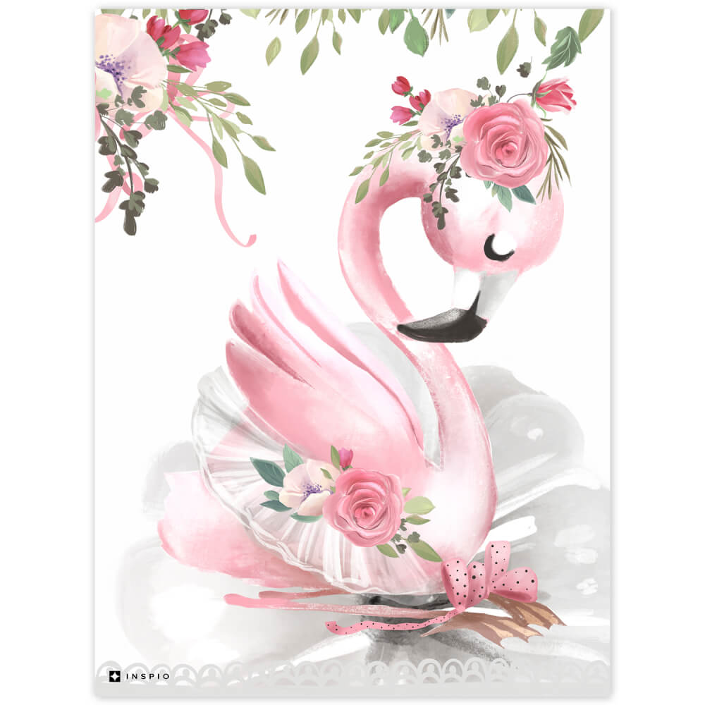 Bild für Mädchen - Flamingo