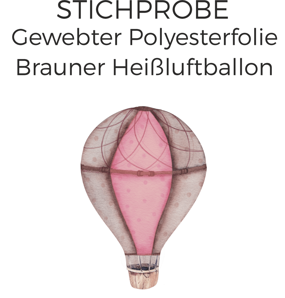 STICHPROBE - Brauner Heißluftballon